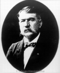 Another picture Valentine posed for during his time in the senate. He is seen wearing a tuxedo and has turned his wispy beard into a bushy mustache.